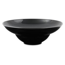 PIATTO PASTA BOWL CM 26 POKE GLAZE NERO - confezione da 6 pezzi